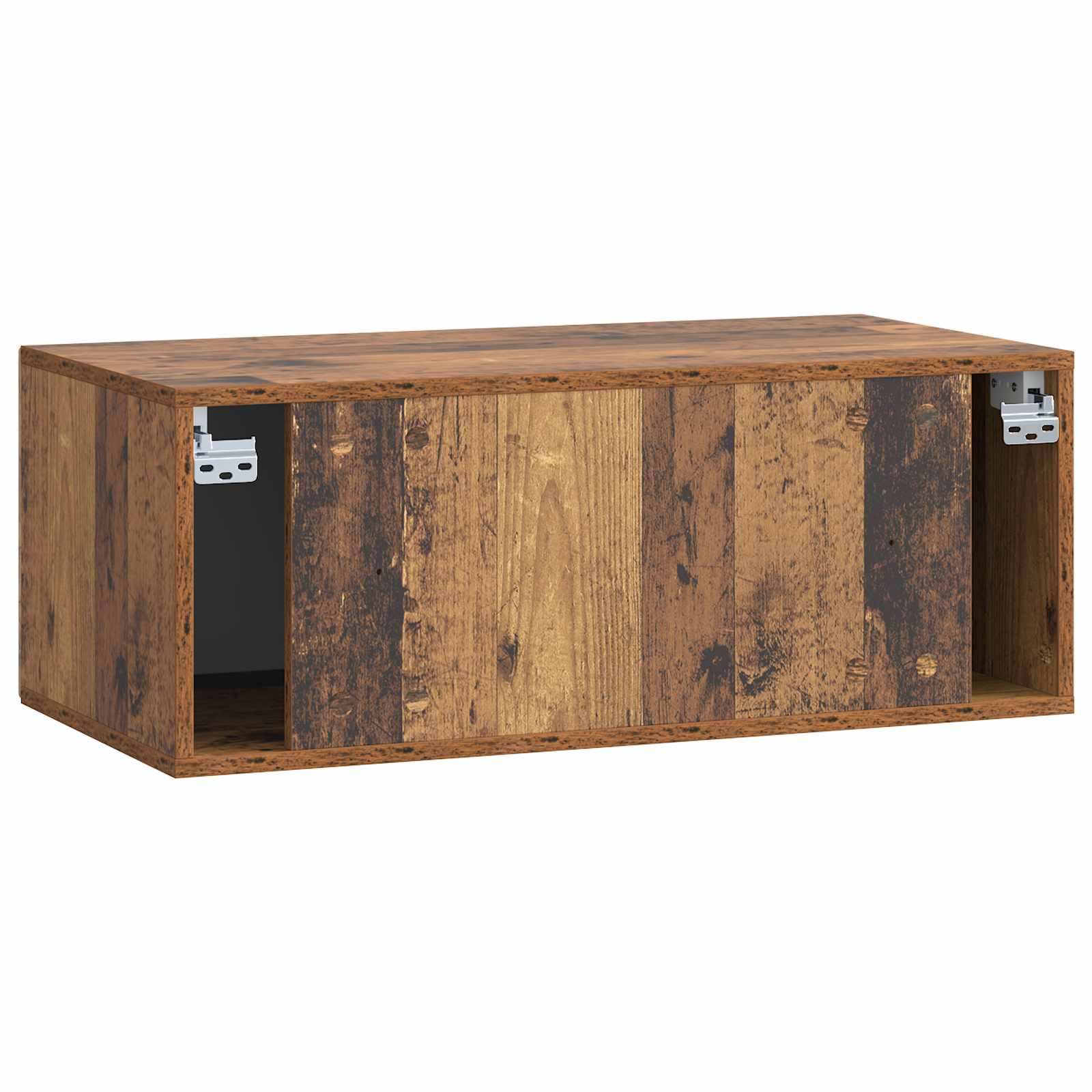 Wandmontierter TV-Schrank Altholz 78,5 x 41 x 30 cm