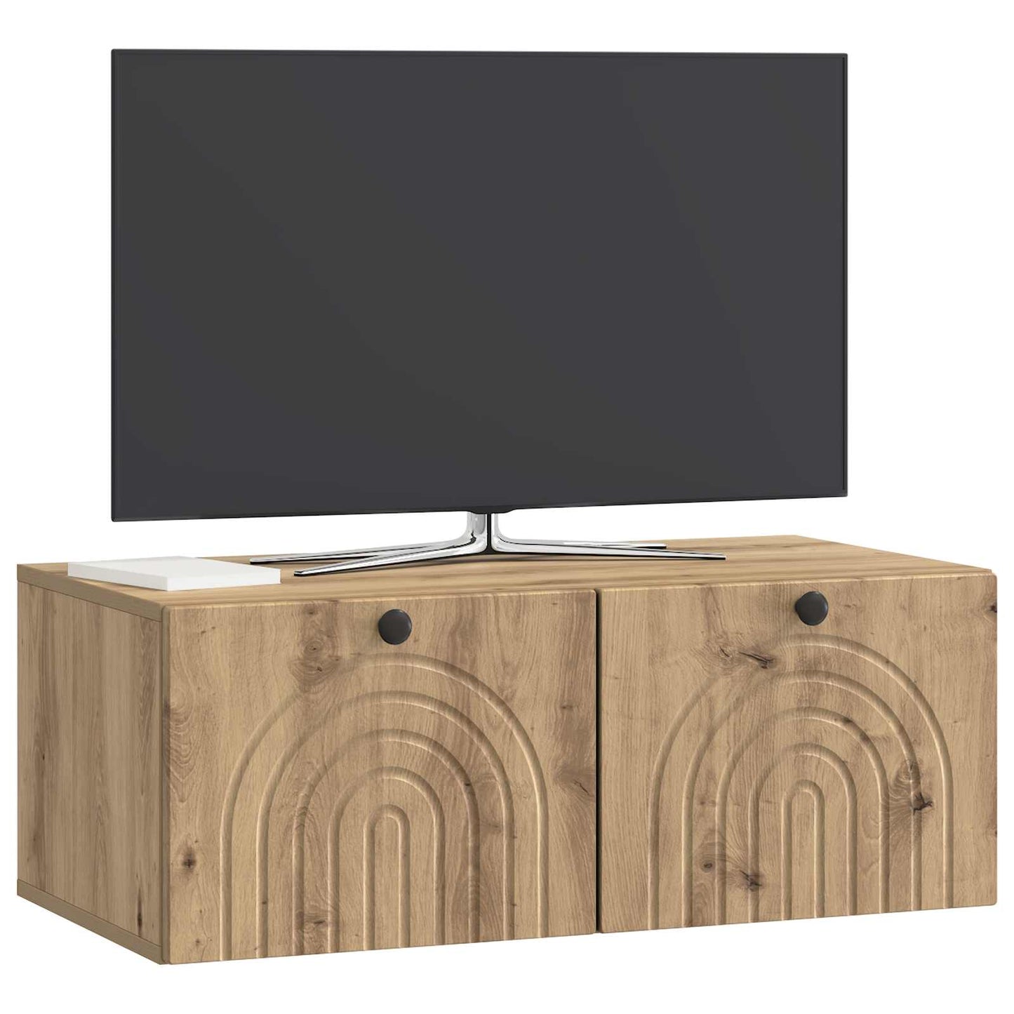 Wandmontierter TV-Schrank 78,5 x 41 x 30 cm Artisan-Eiche