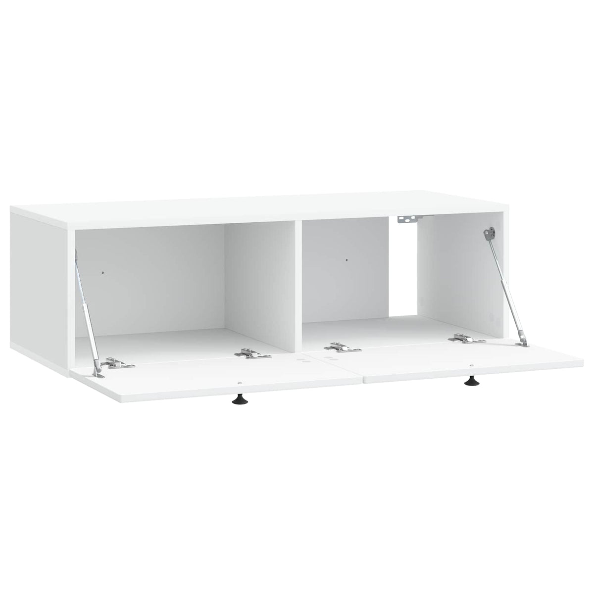 Wandmontierter TV-Schrank 99 x 41 x 30 cm Weiß Holzwerkstoff