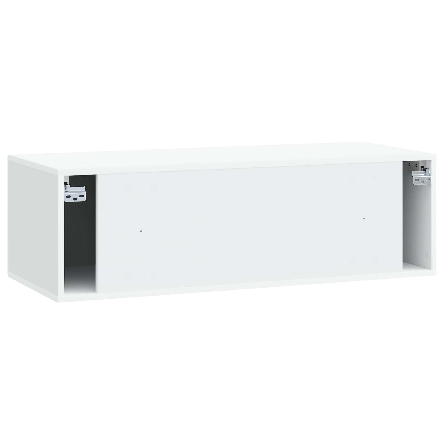 Wandmontierter TV-Schrank 99 x 41 x 30 cm Weiß Holzwerkstoff