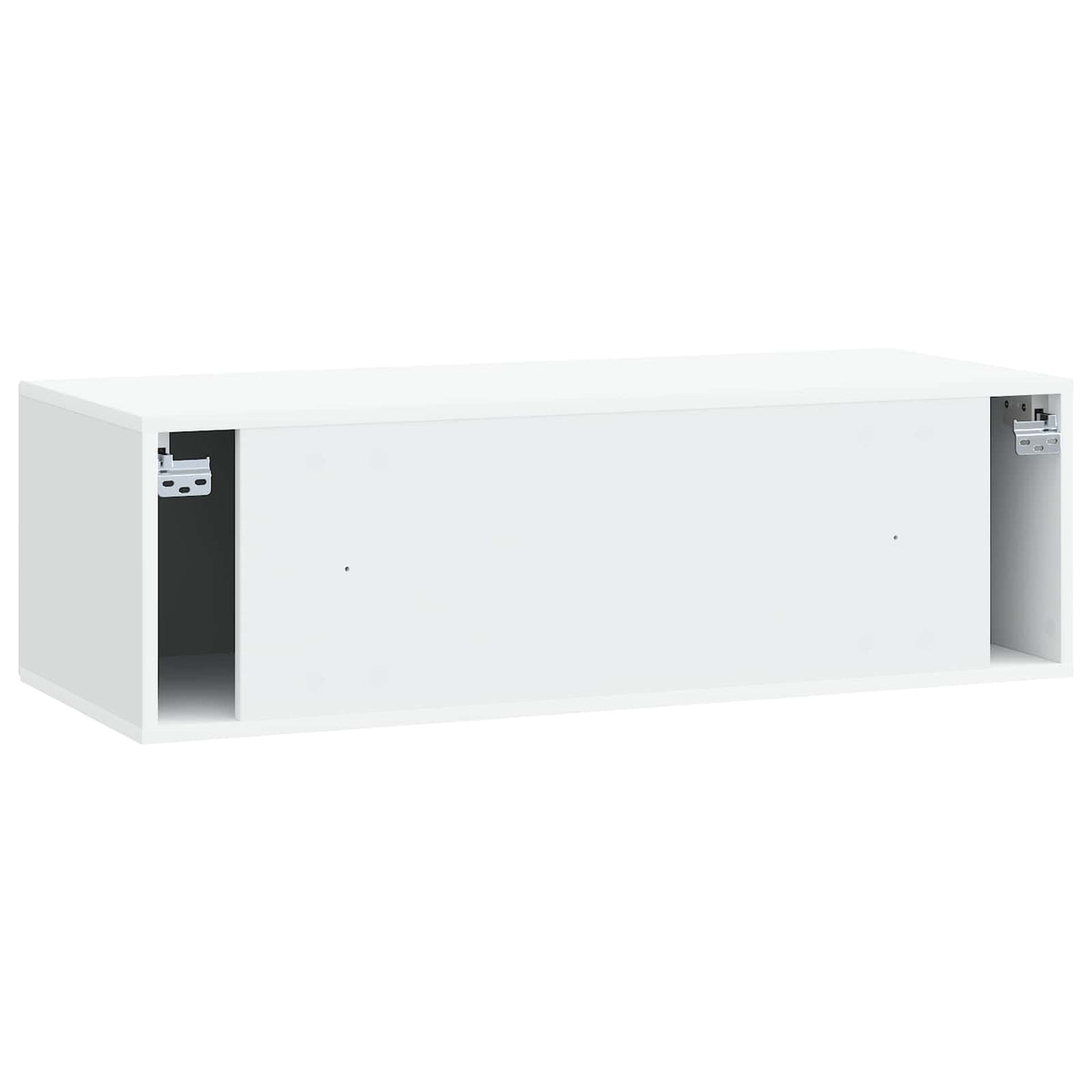 Wandmontierter TV-Schrank 99 x 41 x 30 cm Weiß Holzwerkstoff