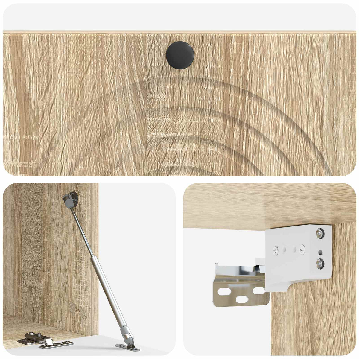 Wandmontierter TV-Schrank Sonoma-Eiche 98 x 41 x 30 cm