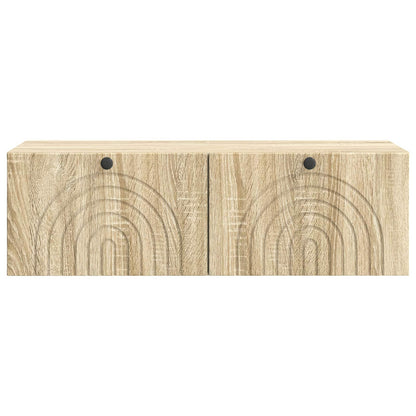 Wandmontierter TV-Schrank Sonoma-Eiche 98 x 41 x 30 cm