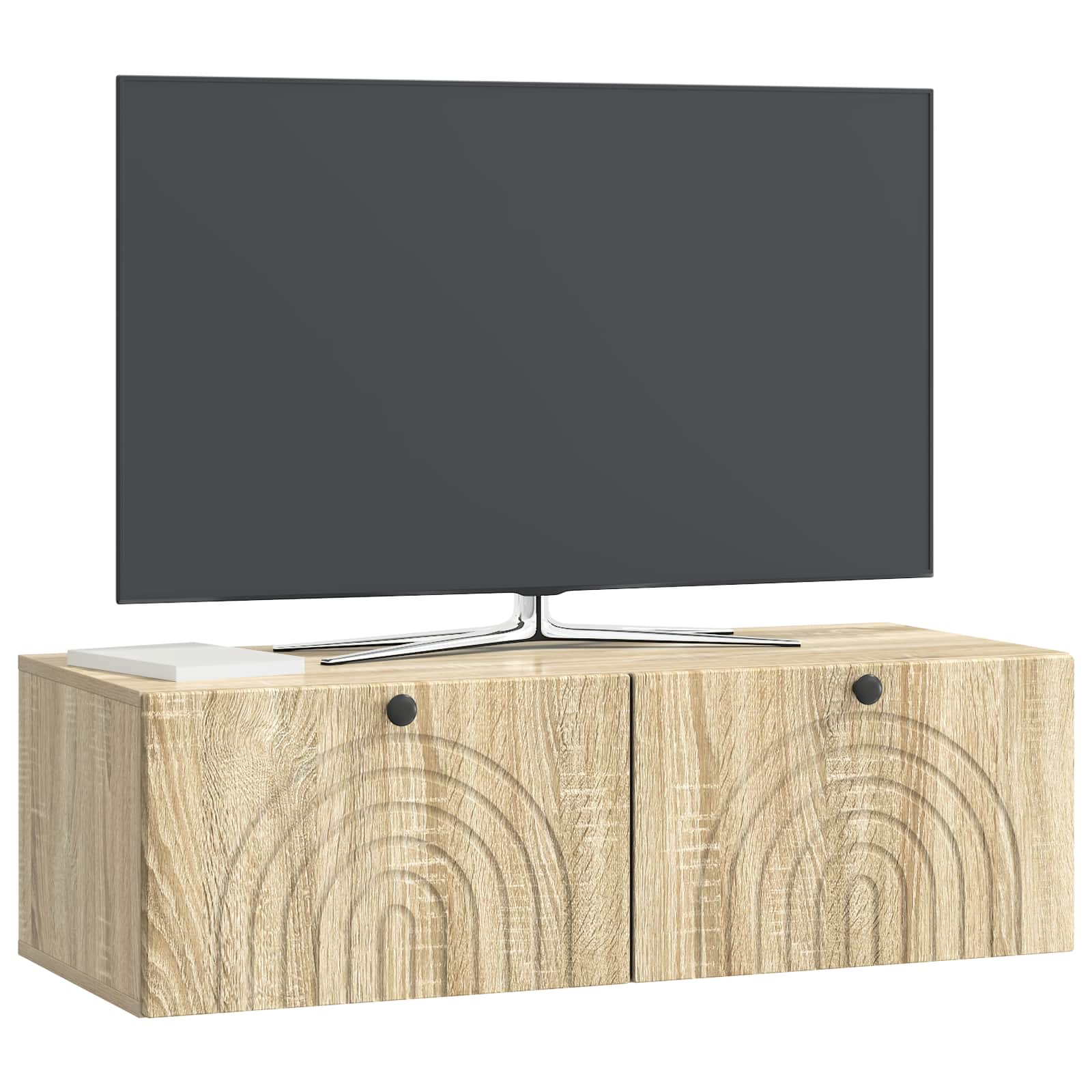 Wandmontierter TV-Schrank Sonoma-Eiche 98 x 41 x 30 cm