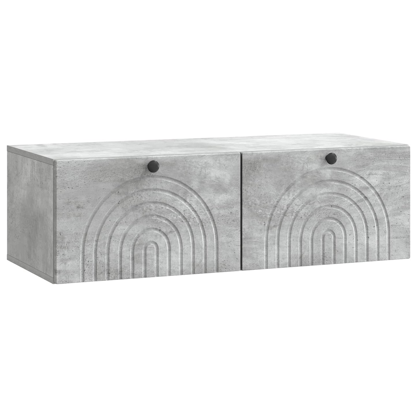 Wandmontierter TV-Schrank Betongrau 99 x 41 x 30 cm