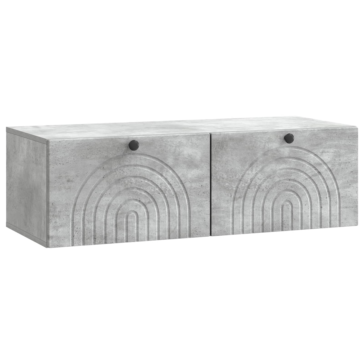 Wandmontierter TV-Schrank Betongrau 99 x 41 x 30 cm