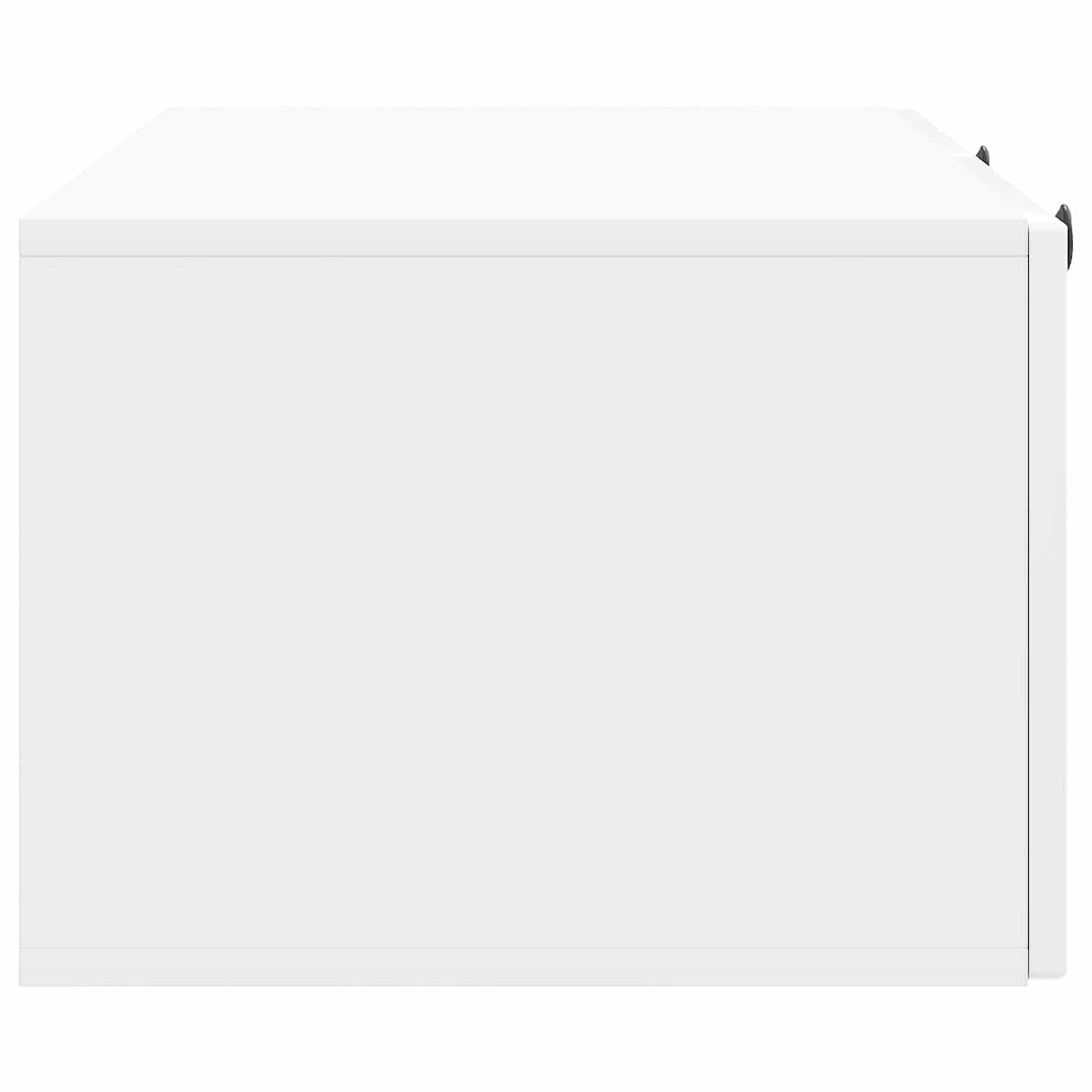Wandmontierter TV-Schrank Hochglanz Weiß 98 x 41 x 30 cm