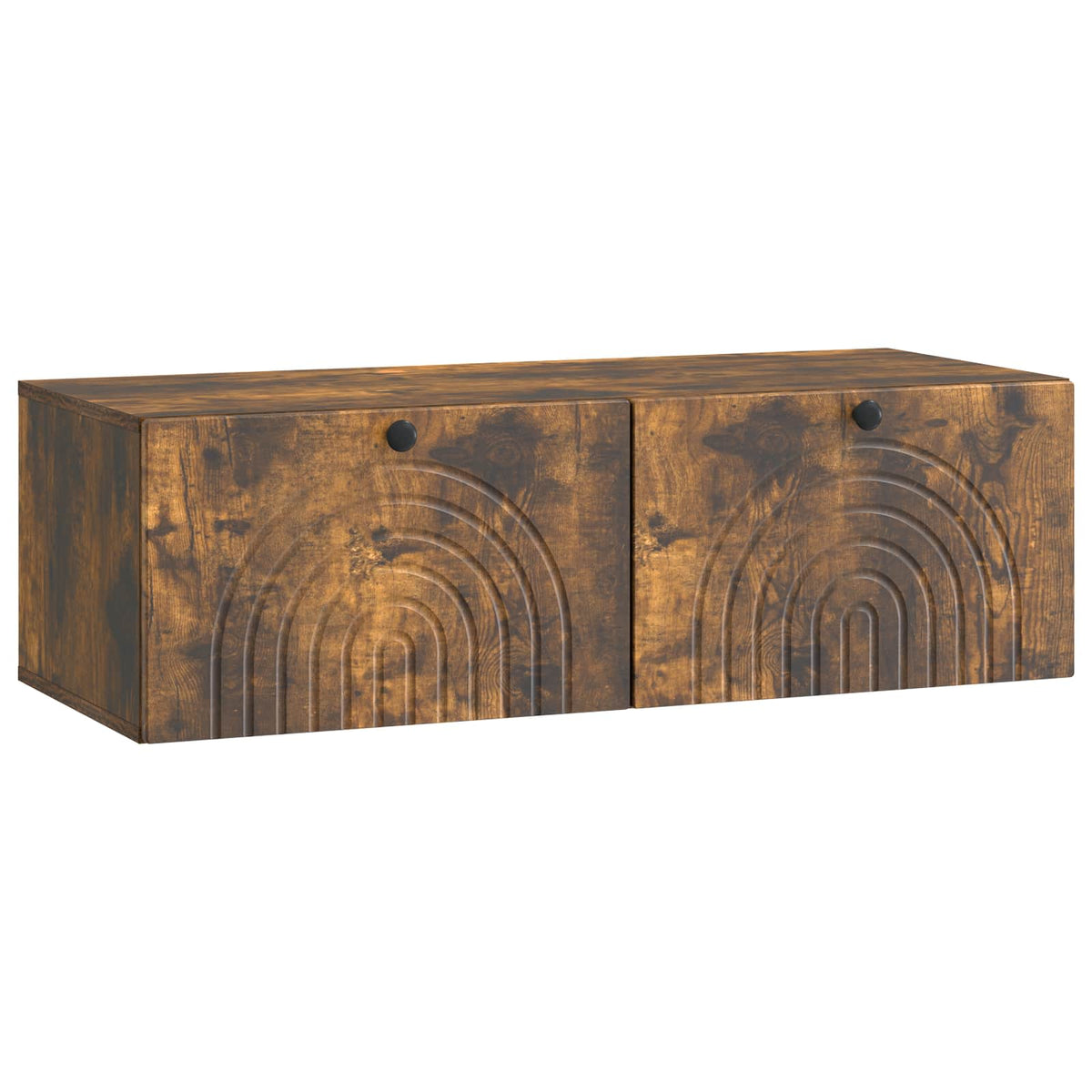 Wandmontierter TV-Schrank Geräucherte Eiche 99 x 41 x 30 cm