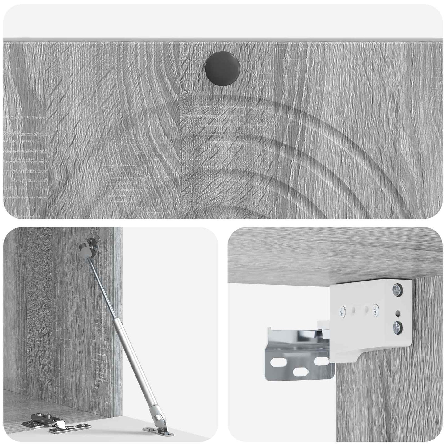Wandmontierter TV-Schrank Graues Sonoma 99 x 41 x 30 cm