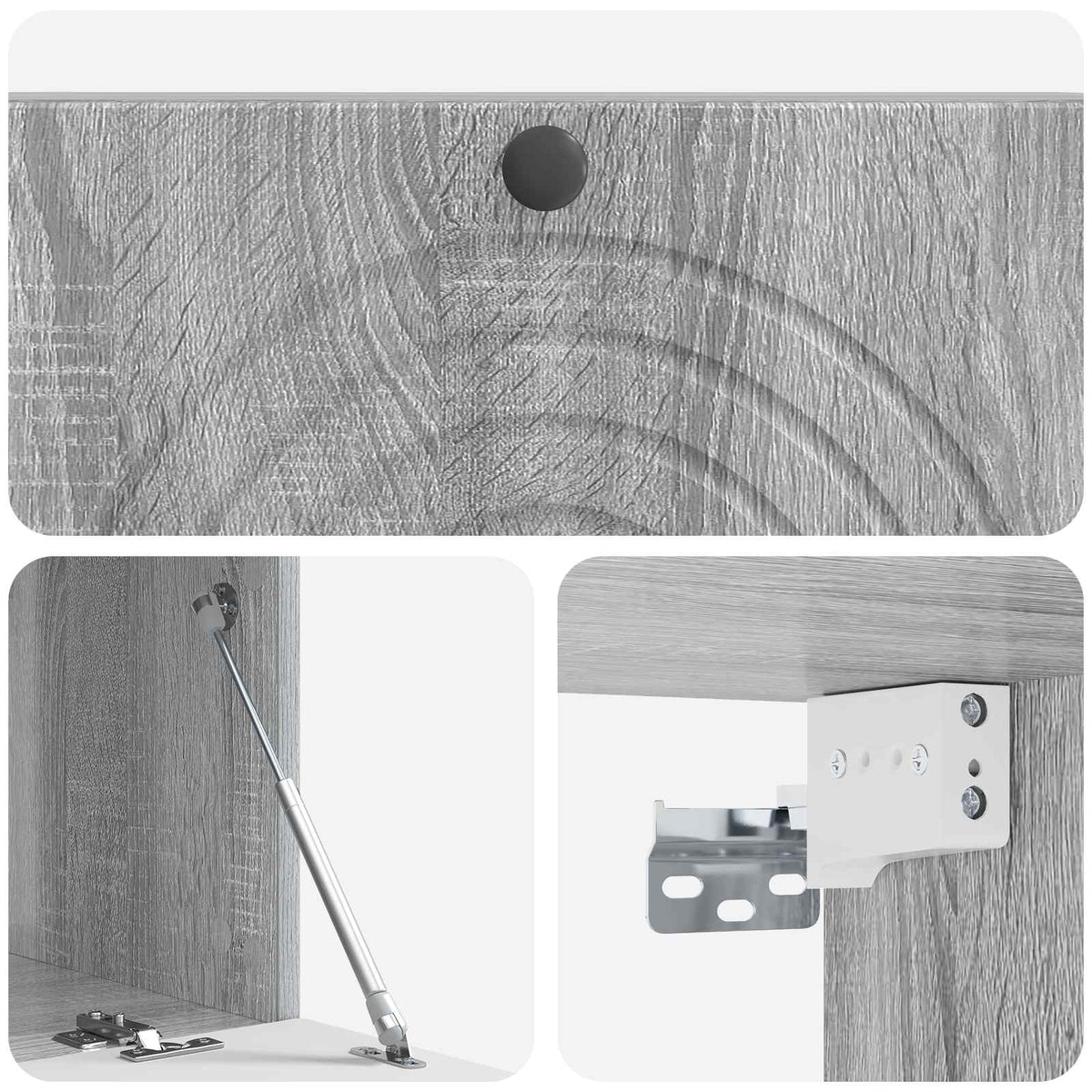 Wandmontierter TV-Schrank Graues Sonoma 99 x 41 x 30 cm