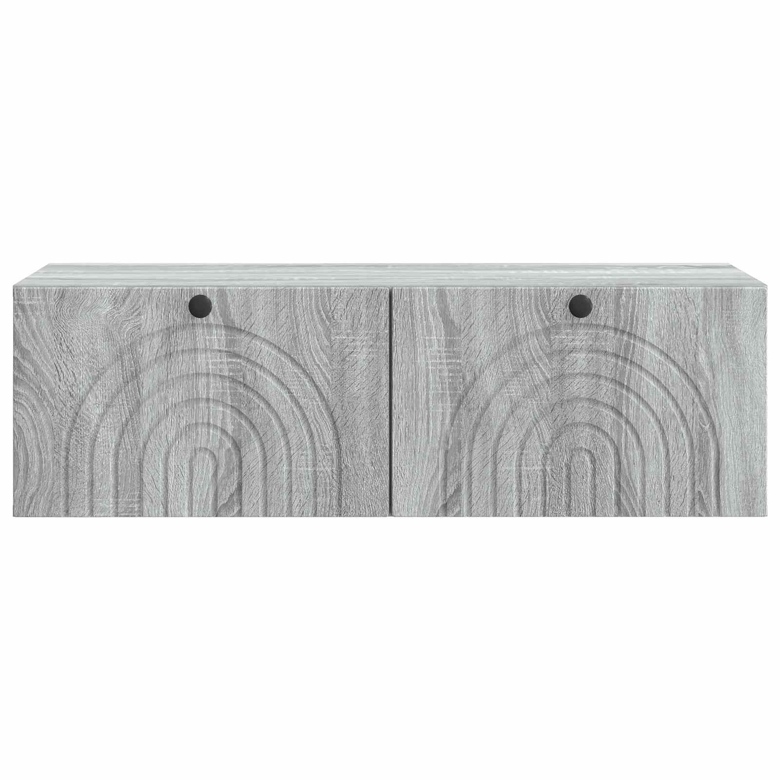Wandmontierter TV-Schrank Graues Sonoma 99 x 41 x 30 cm