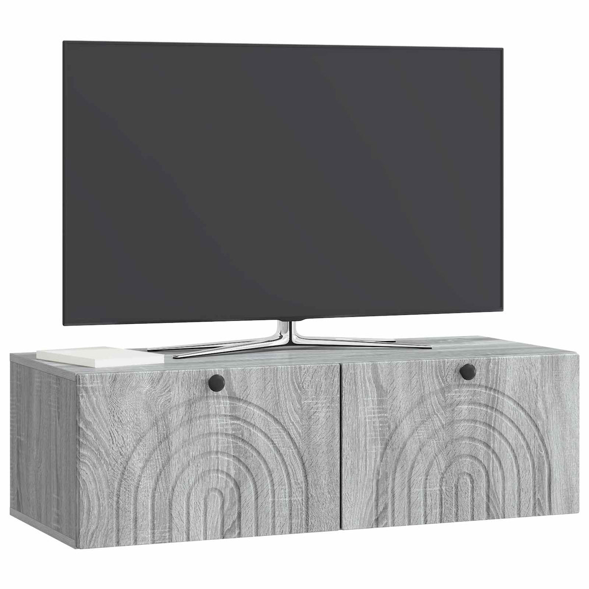 Wandmontierter TV-Schrank Graues Sonoma 99 x 41 x 30 cm
