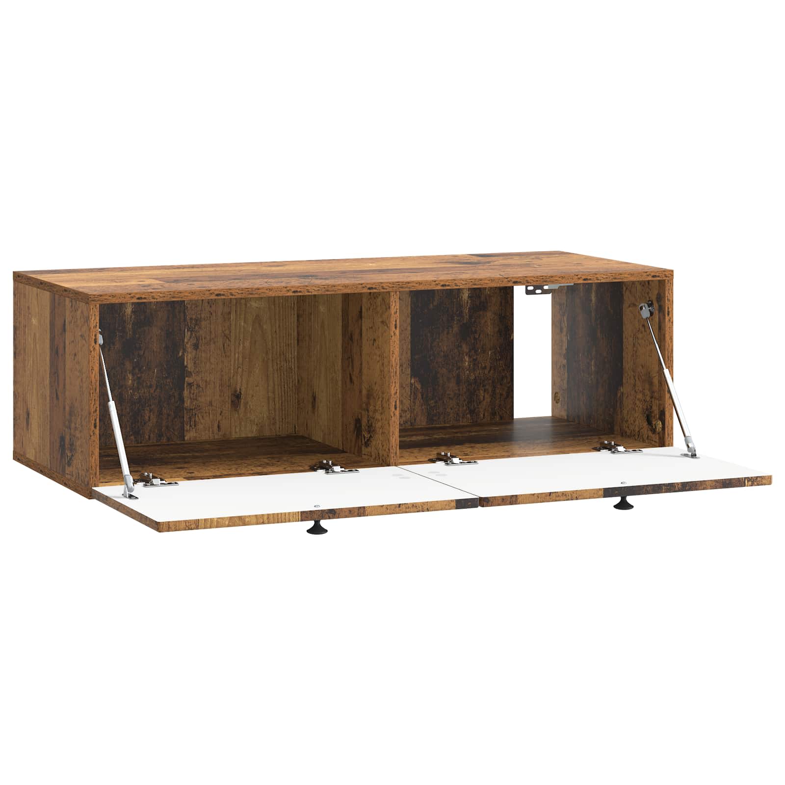 Wandmontierter TV-Schrank Altholz 99 x 41 x 30 cm Holzwerkstoff