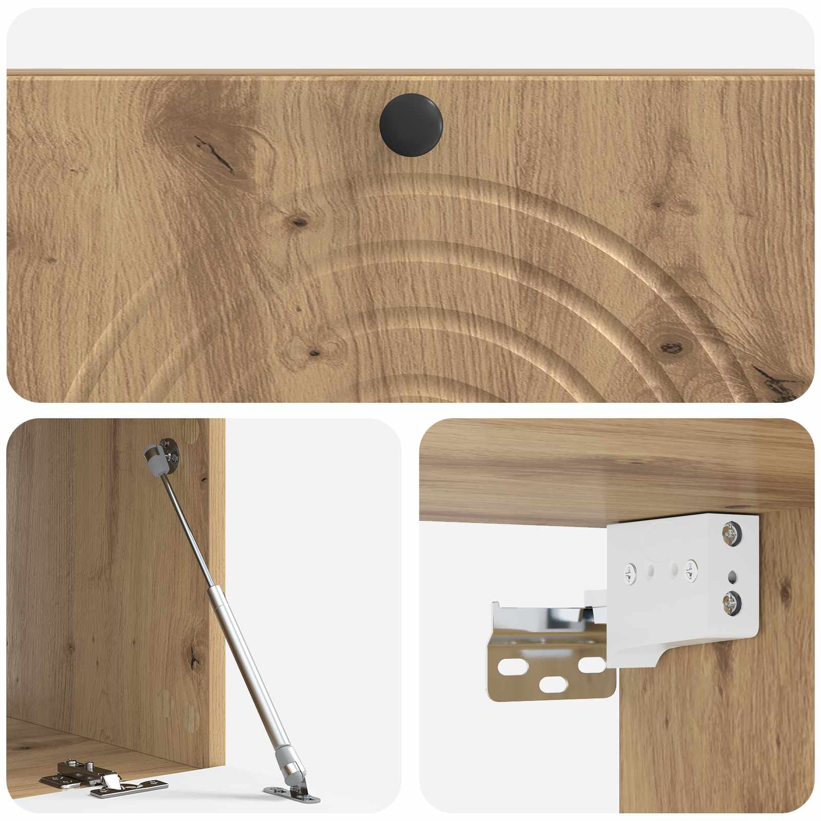 Wandmontierter TV-Schrank 99 x 41 x 30 cm Artisan-Eiche