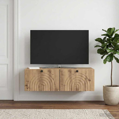 Wandmontierter TV-Schrank 99 x 41 x 30 cm Artisan-Eiche