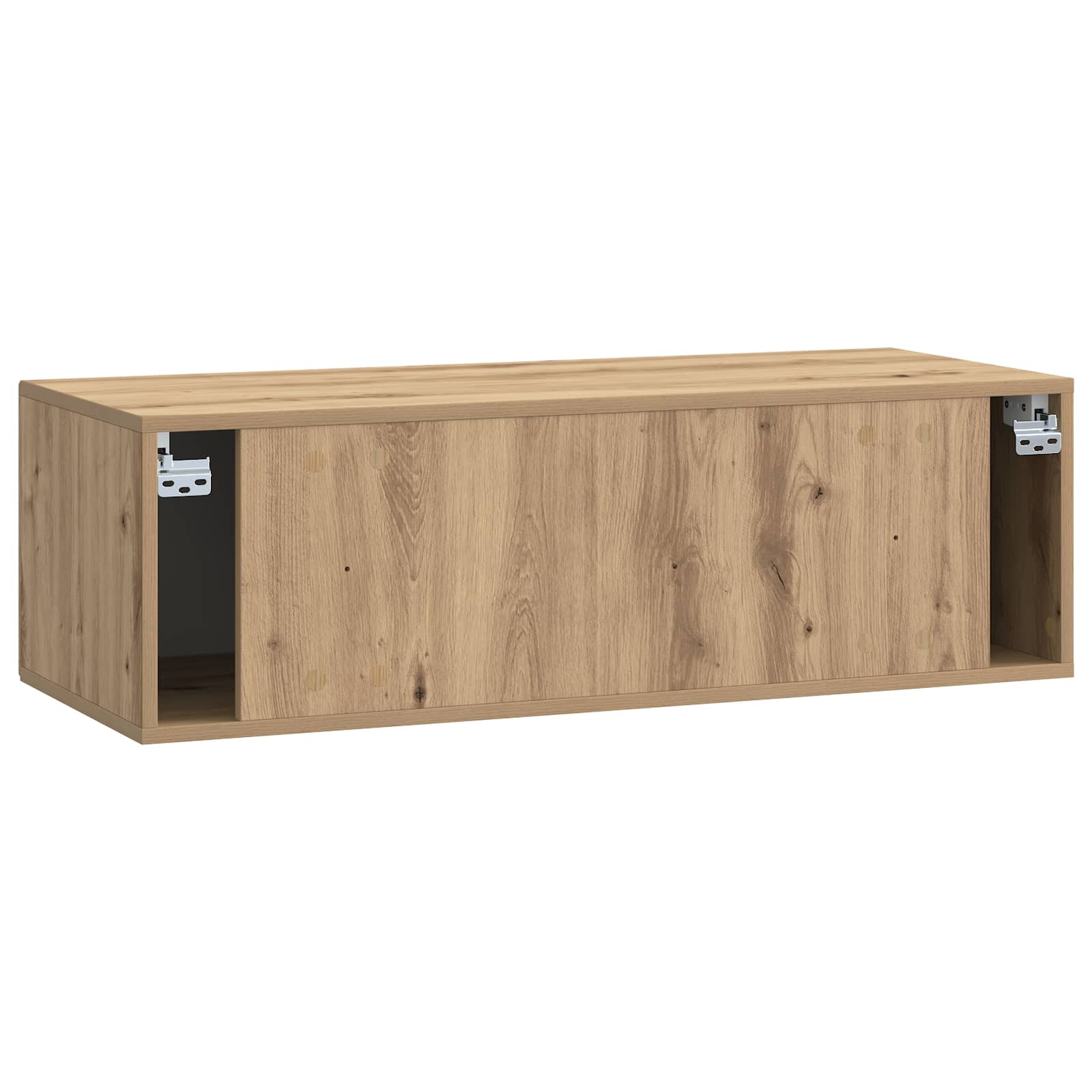 Wandmontierter TV-Schrank 99 x 41 x 30 cm Artisan-Eiche