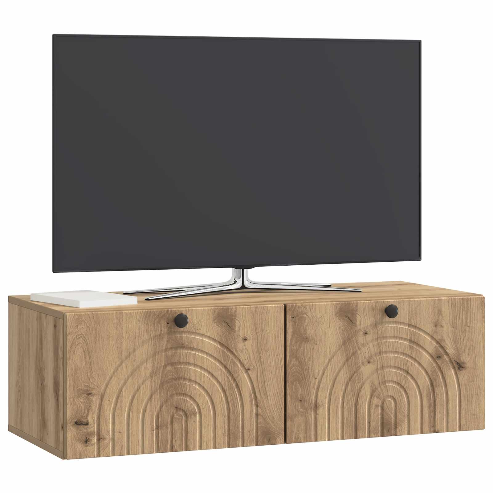 Wandmontierter TV-Schrank 99 x 41 x 30 cm Artisan-Eiche