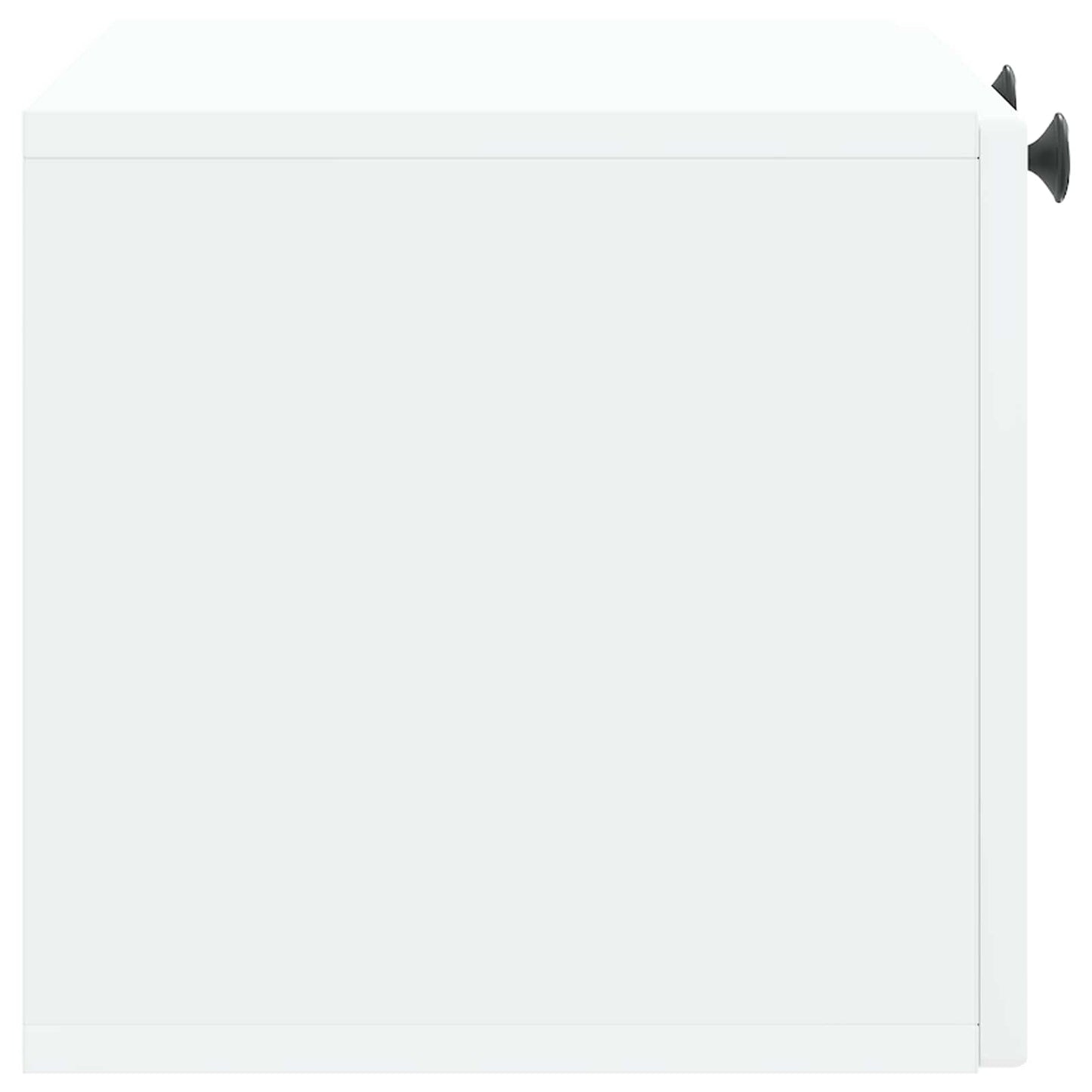 Wandmontierter TV-Schrank Weiß 59,5 x 31 x 30 cm Holzwerkstoff