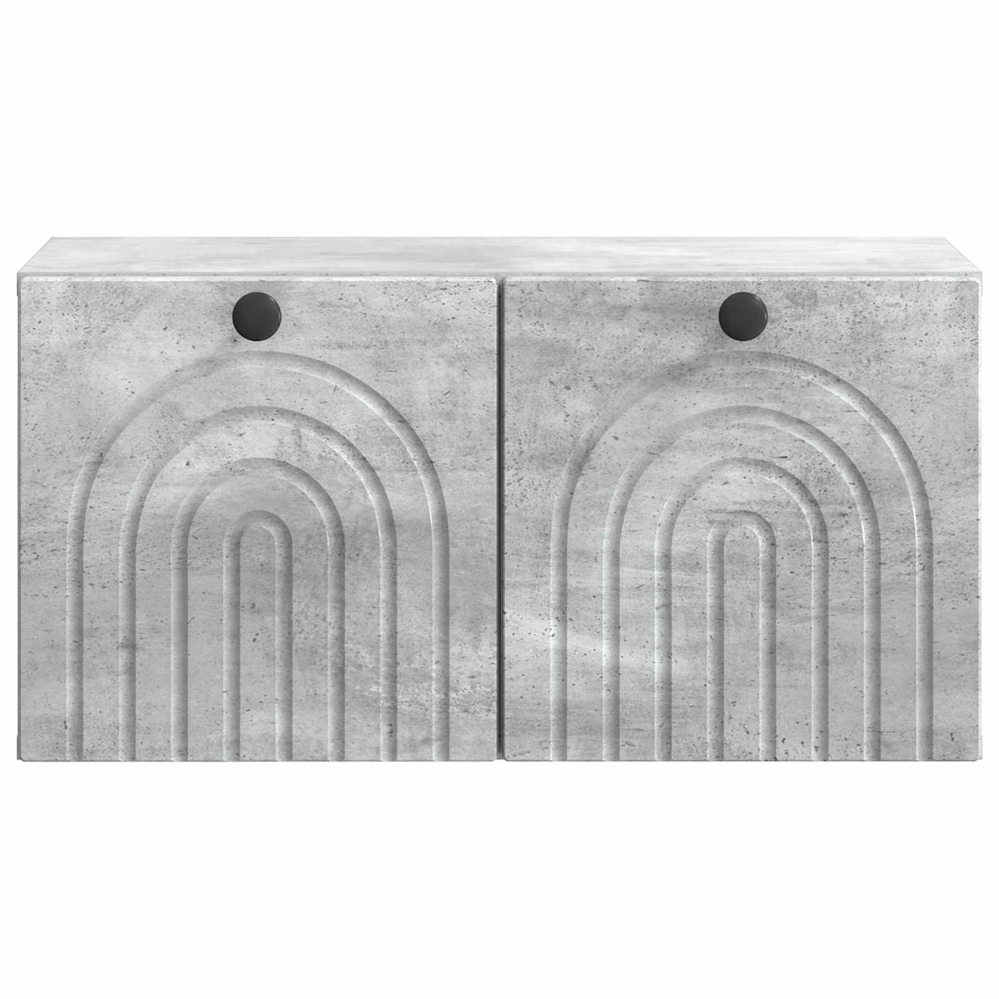 Wandmontierter TV-Schrank Betongrau 59,5 x 31 x 30 cm