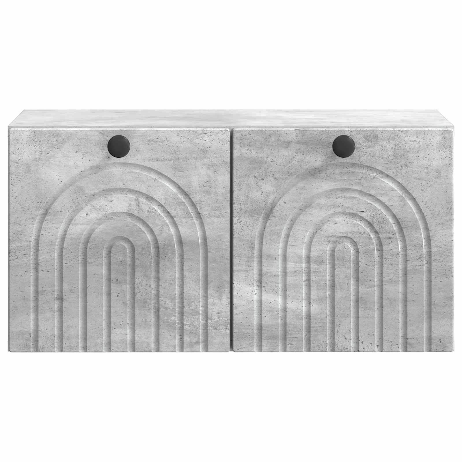 Wandmontierter TV-Schrank Betongrau 59,5 x 31 x 30 cm