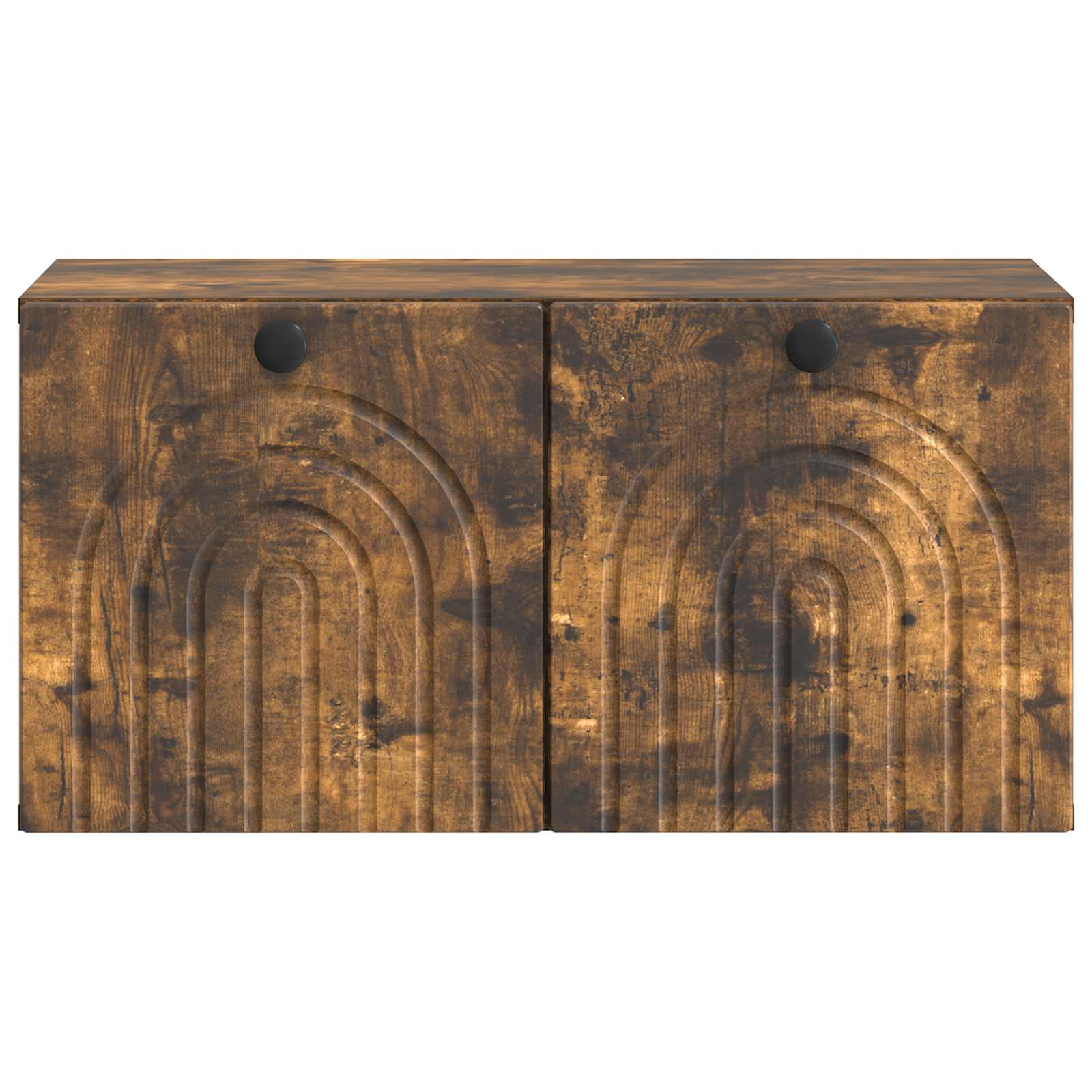 Wandmontierter TV-Schrank Geräucherte Eiche 59,5 x 31 x 30 cm