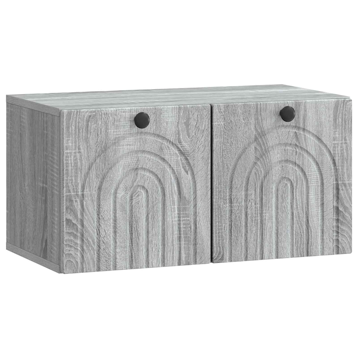 Wandmontierter TV-Schrank Graues Sonoma 59,5 x 31 x 30 cm