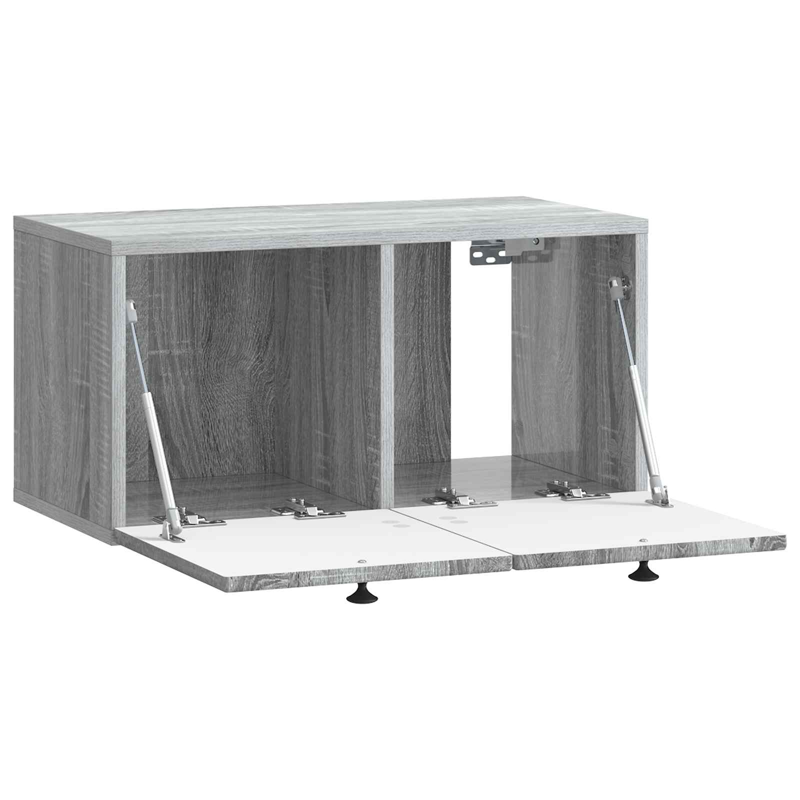 Wandmontierter TV-Schrank Graues Sonoma 59,5 x 31 x 30 cm