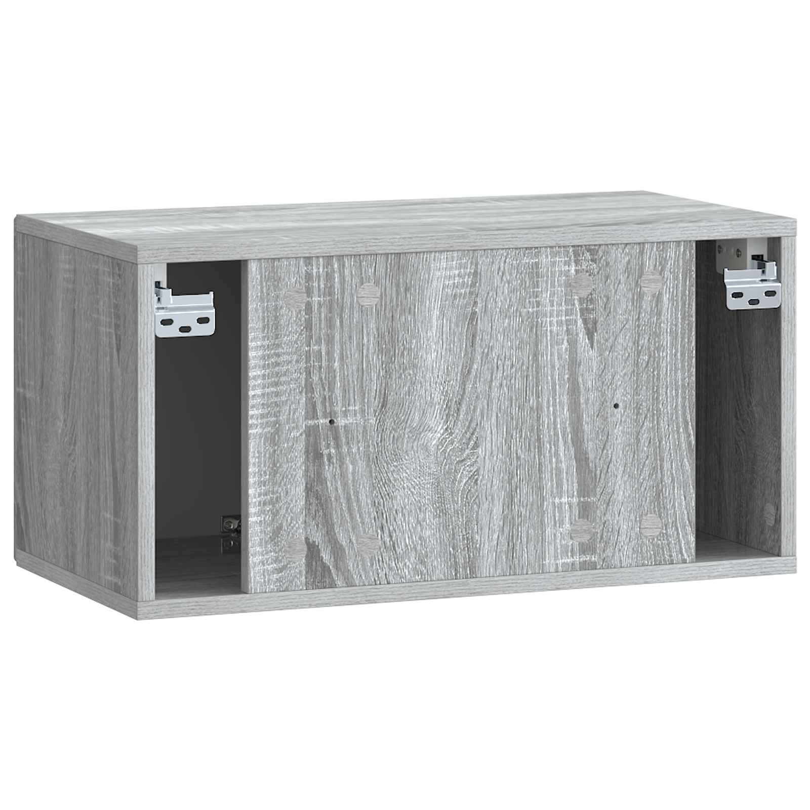 Wandmontierter TV-Schrank Graues Sonoma 59,5 x 31 x 30 cm