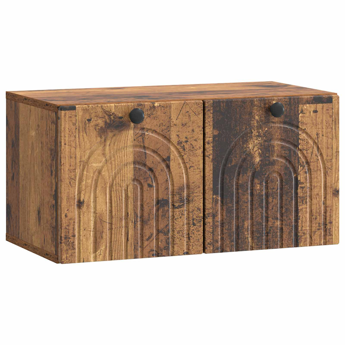 Wandmontierter TV-Schrank Altholz 59,5 x 31 x 30 cm