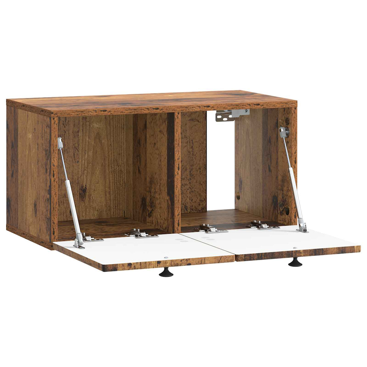 Wandmontierter TV-Schrank Altholz 59,5 x 31 x 30 cm
