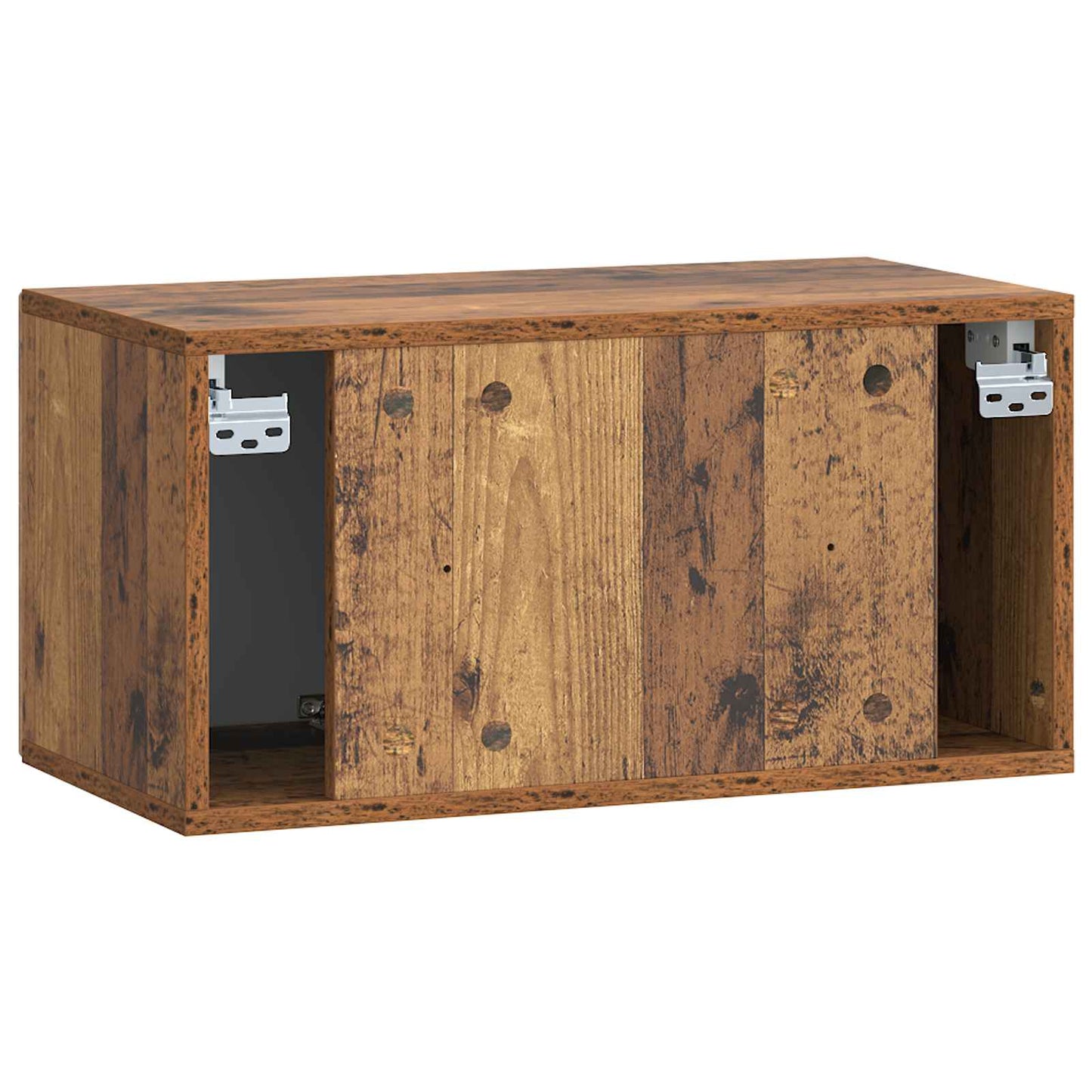 Wandmontierter TV-Schrank Altholz 59,5 x 31 x 30 cm
