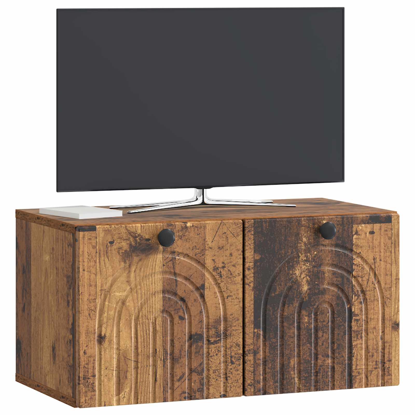 Wandmontierter TV-Schrank Altholz 59,5 x 31 x 30 cm