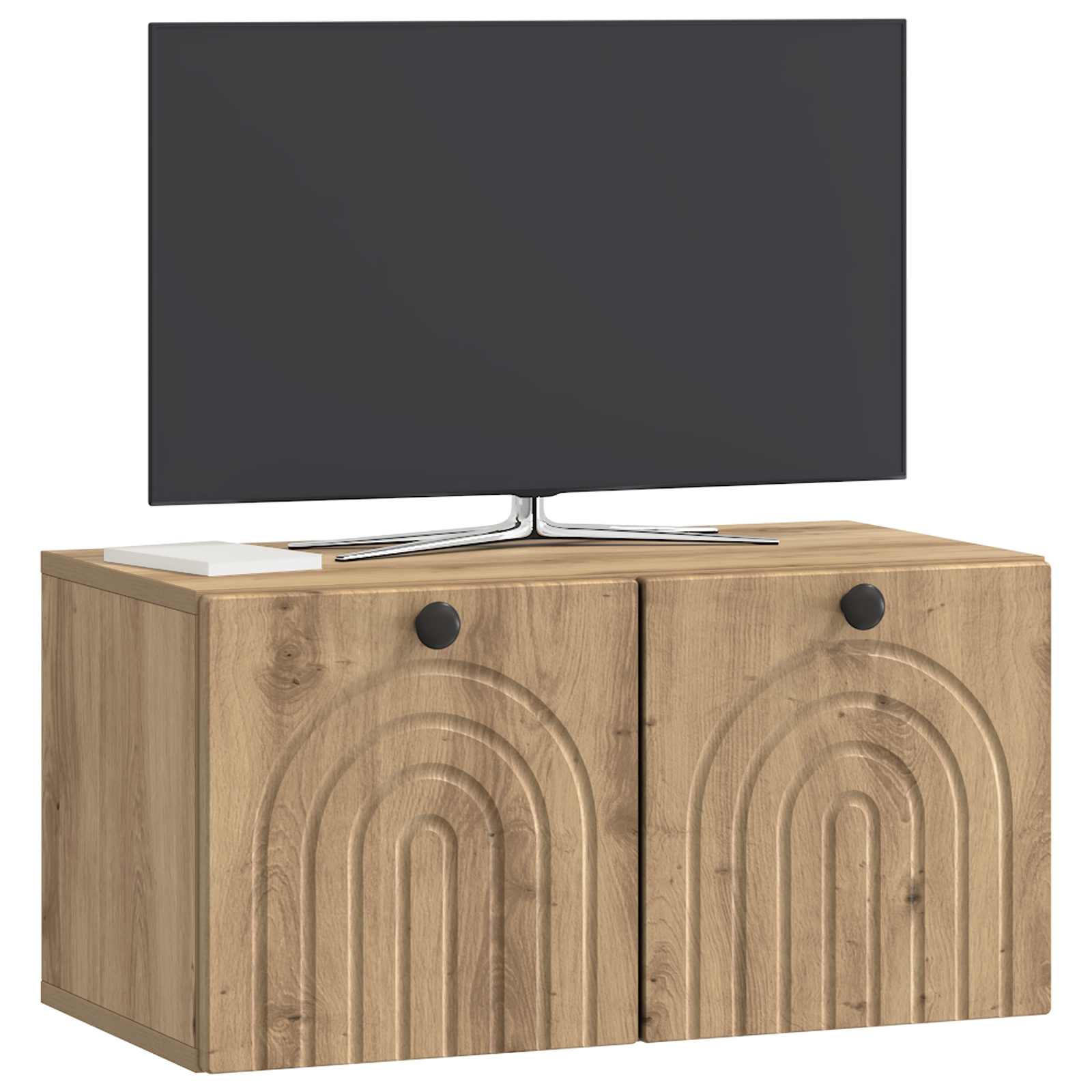 Wandmontierter TV-Schrank 59,5 x 31 x 30 cm Artisan-Eiche