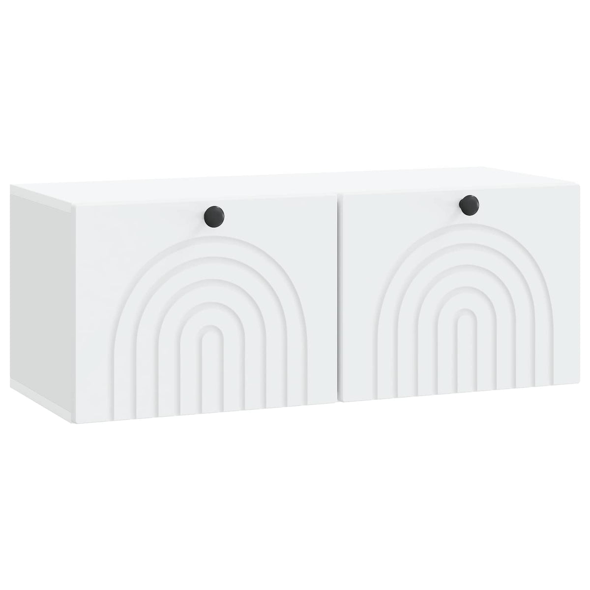 Wandmontierter TV-Schrank Weiß 78,5 x 31 x 30 cm Holzwerkstoff
