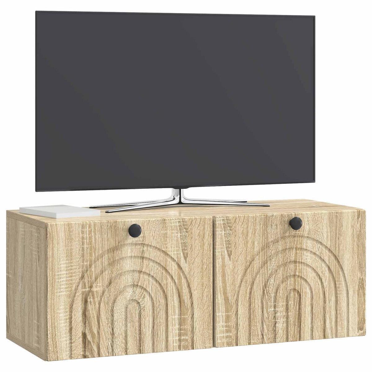 Wandmontierter TV-Schrank Sonoma-Eiche 78,5 x 31 x 30 cm