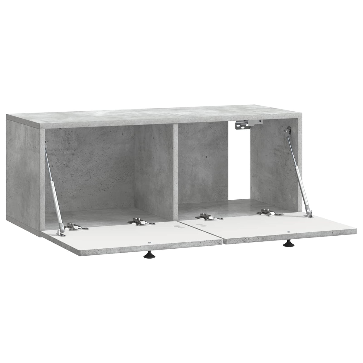Wandmontierter TV-Schrank Betongrau 78,5 x 31 x 30 cm