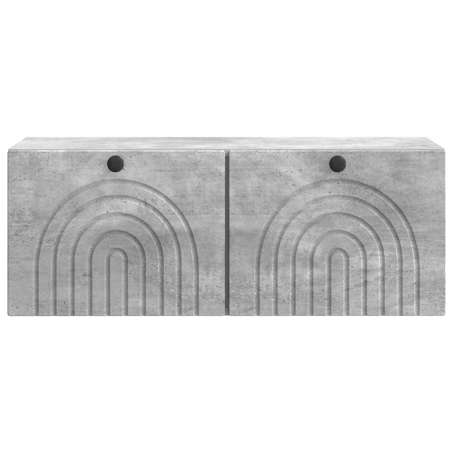 Wandmontierter TV-Schrank Betongrau 78,5 x 31 x 30 cm