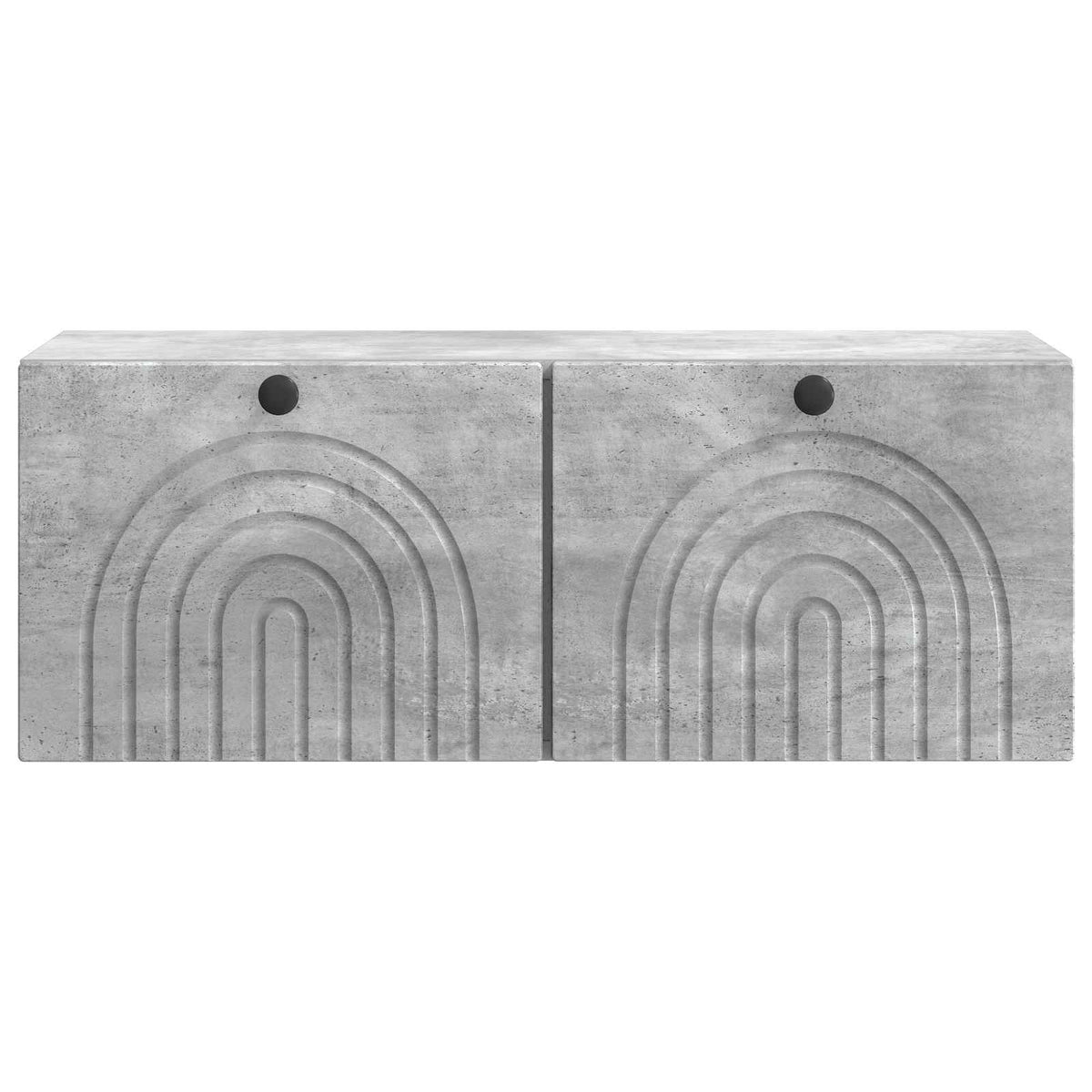 Wandmontierter TV-Schrank Betongrau 78,5 x 31 x 30 cm