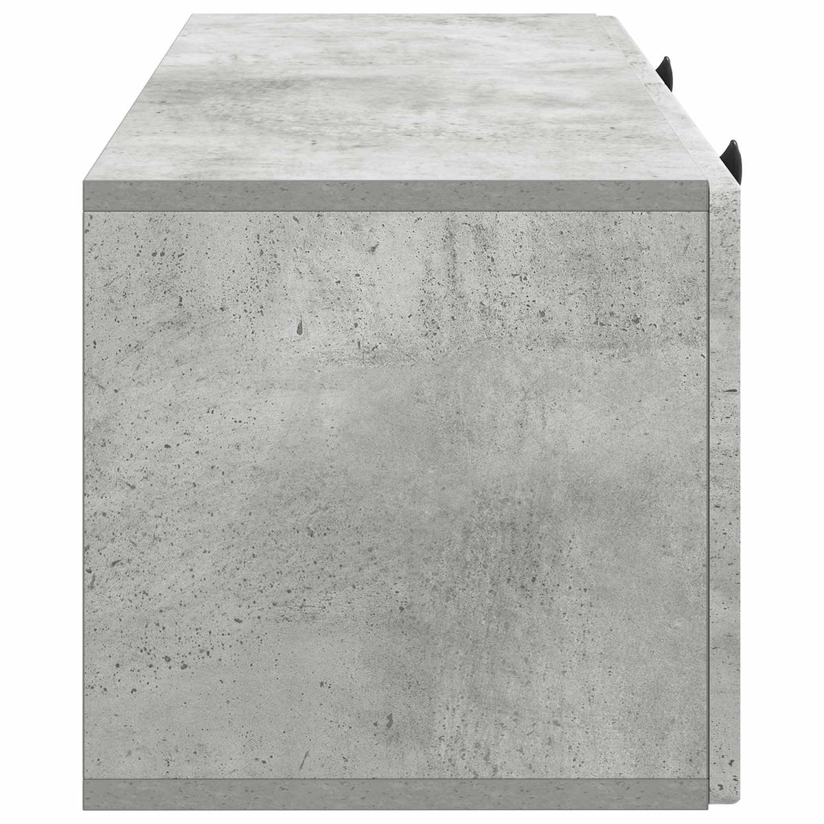 Wandmontierter TV-Schrank Betongrau 78,5 x 31 x 30 cm