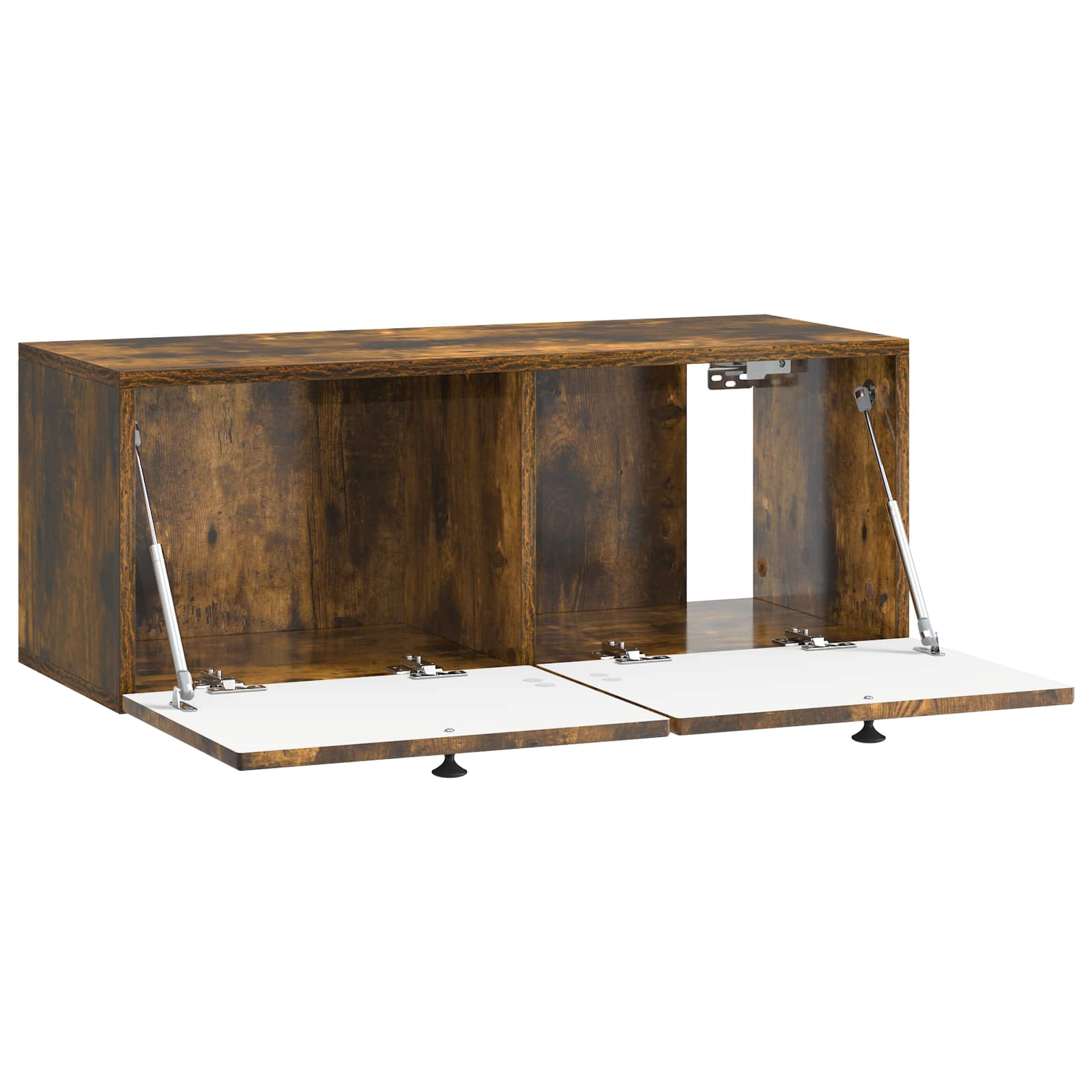 Wandmontierter TV-Schrank Geräucherte Eiche 78,5 x 31 x 30 cm