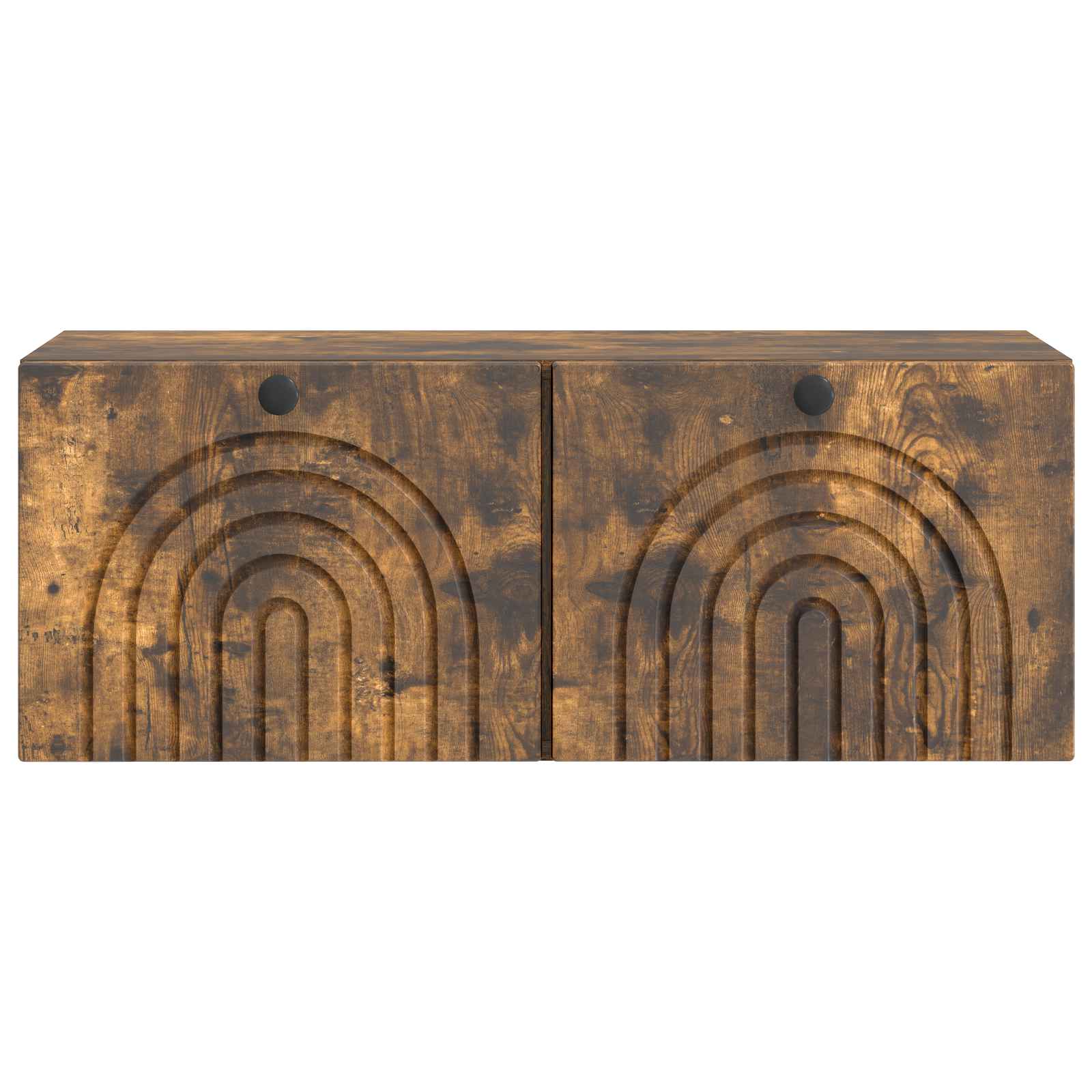 Wandmontierter TV-Schrank Geräucherte Eiche 78,5 x 31 x 30 cm