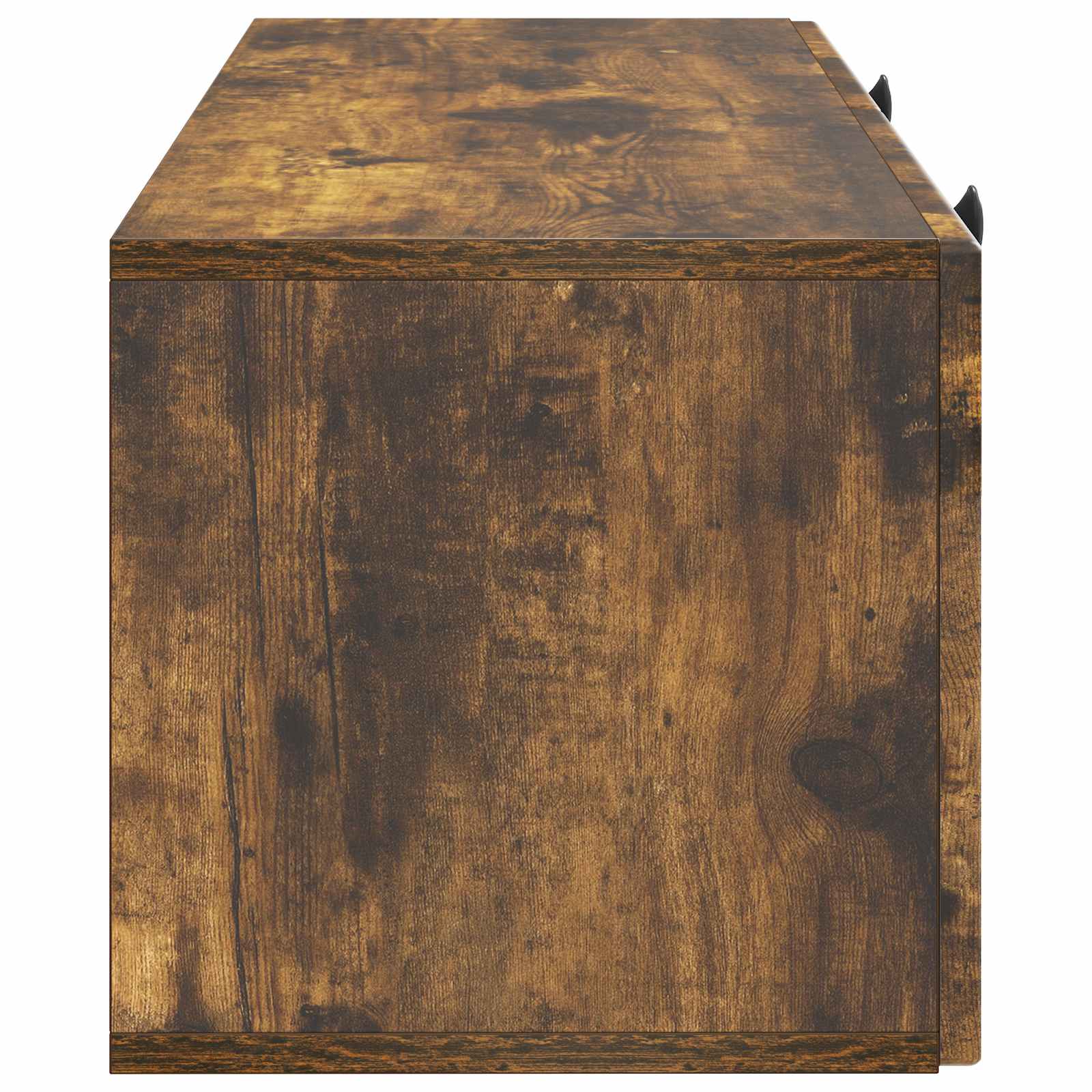 Wandmontierter TV-Schrank Geräucherte Eiche 78,5 x 31 x 30 cm