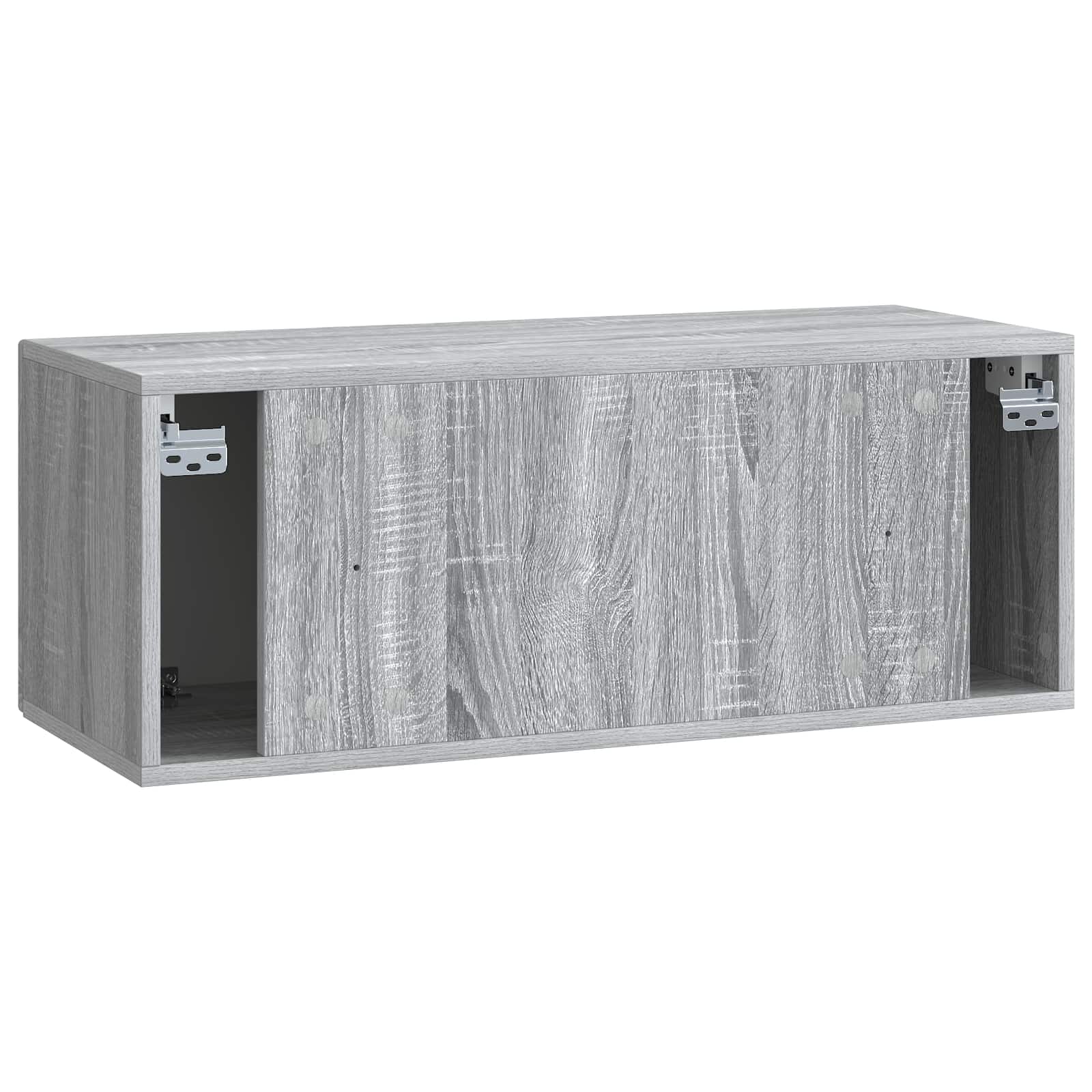 Wandmontierter TV-Schrank Graues Sonoma 78,5 x 31 x 30 cm
