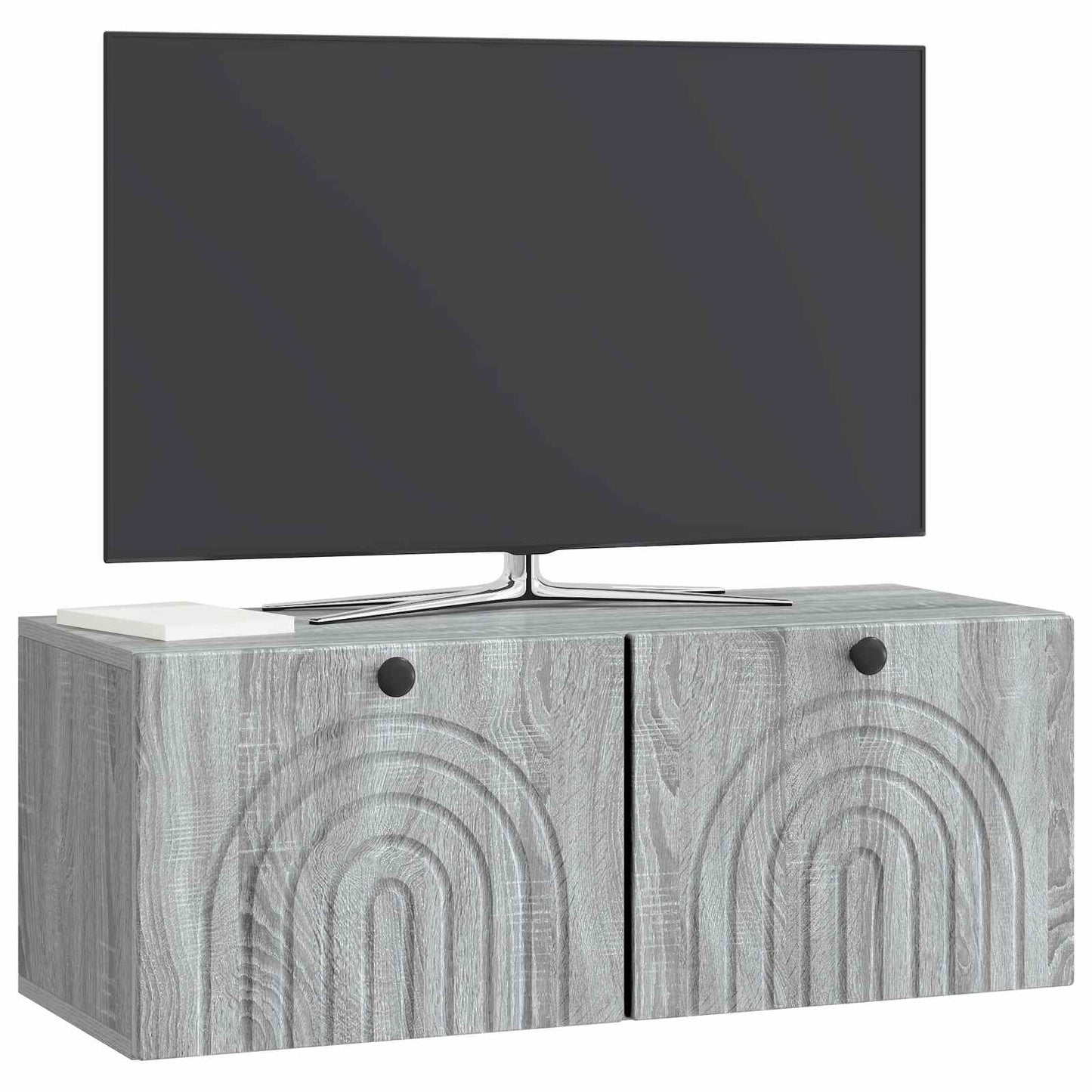 Wandmontierter TV-Schrank Graues Sonoma 78,5 x 31 x 30 cm