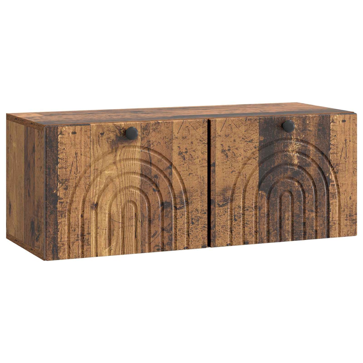 Wandmontierter TV-Schrank Altholz 78,5 x 31 x 30 cm