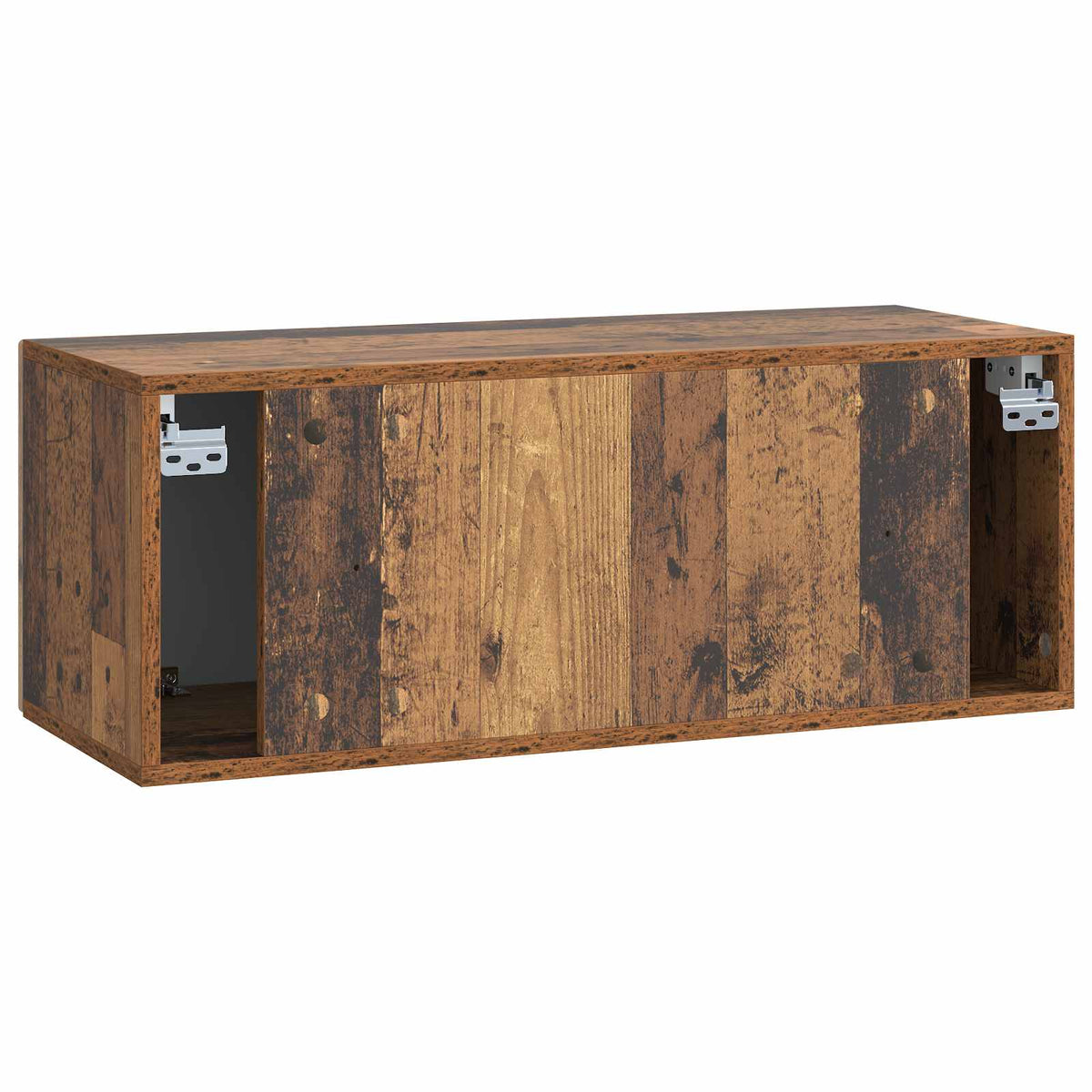Wandmontierter TV-Schrank Altholz 78,5 x 31 x 30 cm