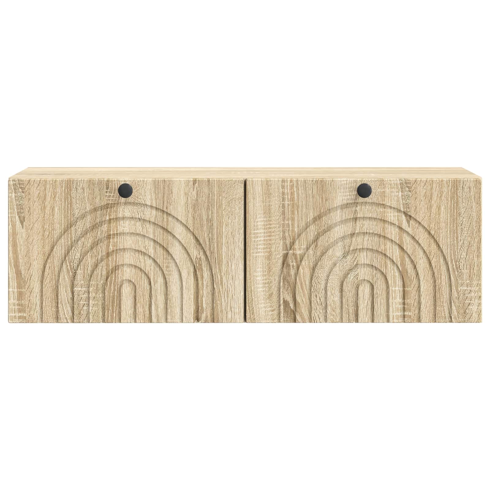 Wandmontierter TV-Schrank Sonoma-Eiche 98 x 31 x 30 cm