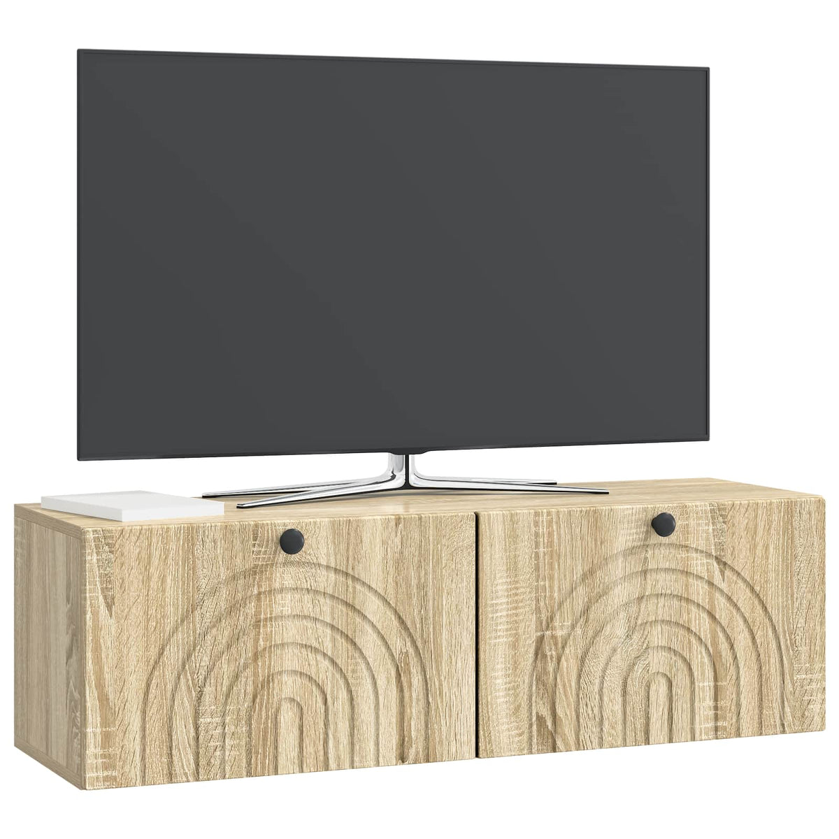 Wandmontierter TV-Schrank Sonoma-Eiche 98 x 31 x 30 cm