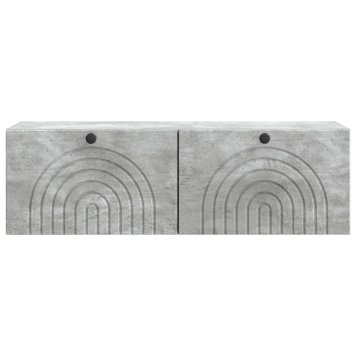 Wandmontierter TV-Schrank Betongrau 98 x 31 x 30 cm
