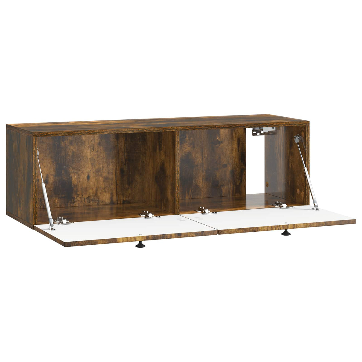Wandmontierter TV-Schrank Geräucherte Eiche 98 x 31 x 30 cm